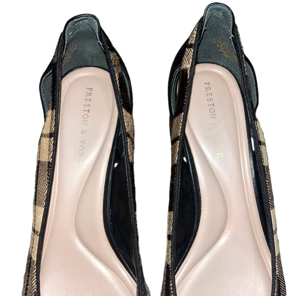 Preston & York Tabitha plaid calf hair pumps. 8.5 - Picture 5 of 6